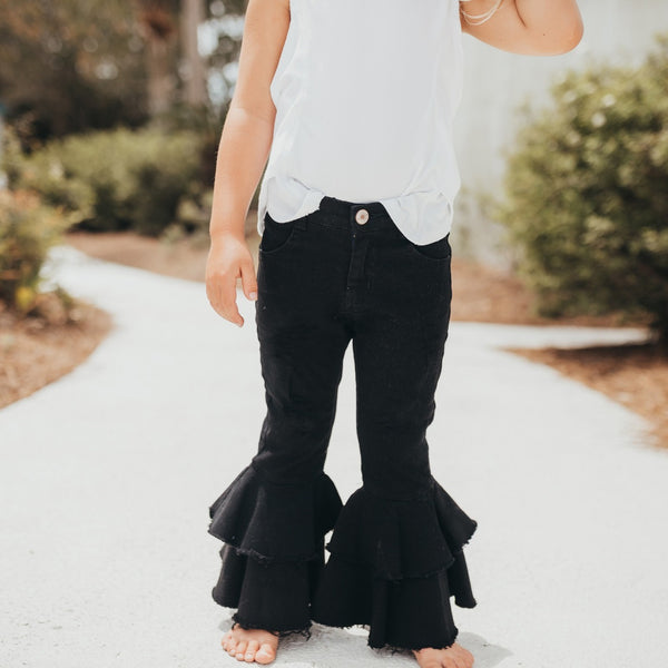 eaphi RUFFLE DETAIL DENIM PANTS 新品 未開封 - メルカリ