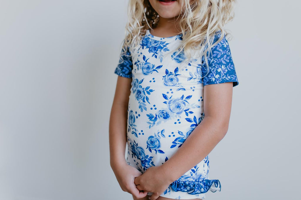 Blue Rose Leotard
