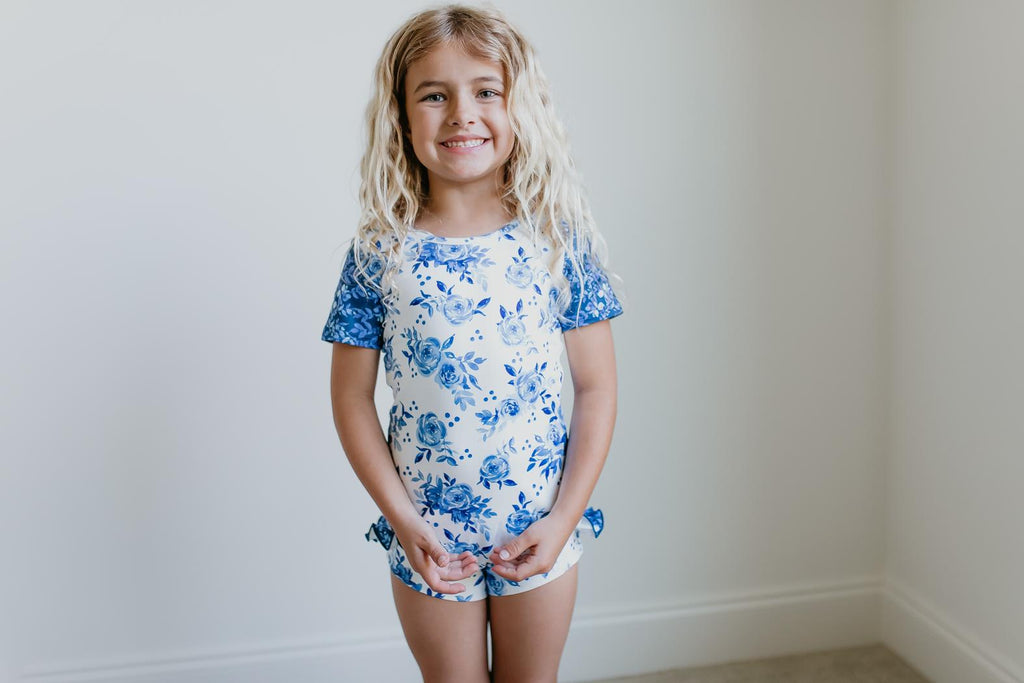 Blue Rose Leotard