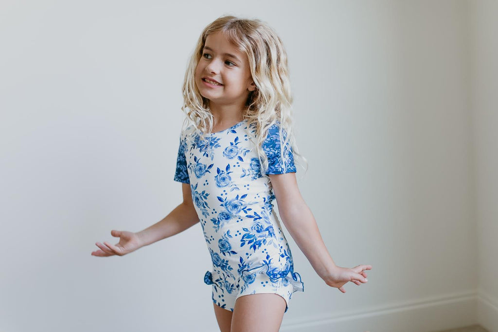 Blue Rose Leotard