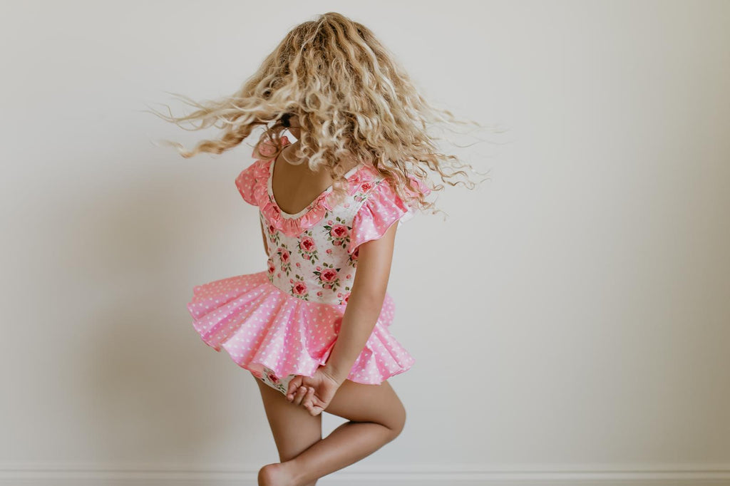 Rose Pink Skirted Leotard