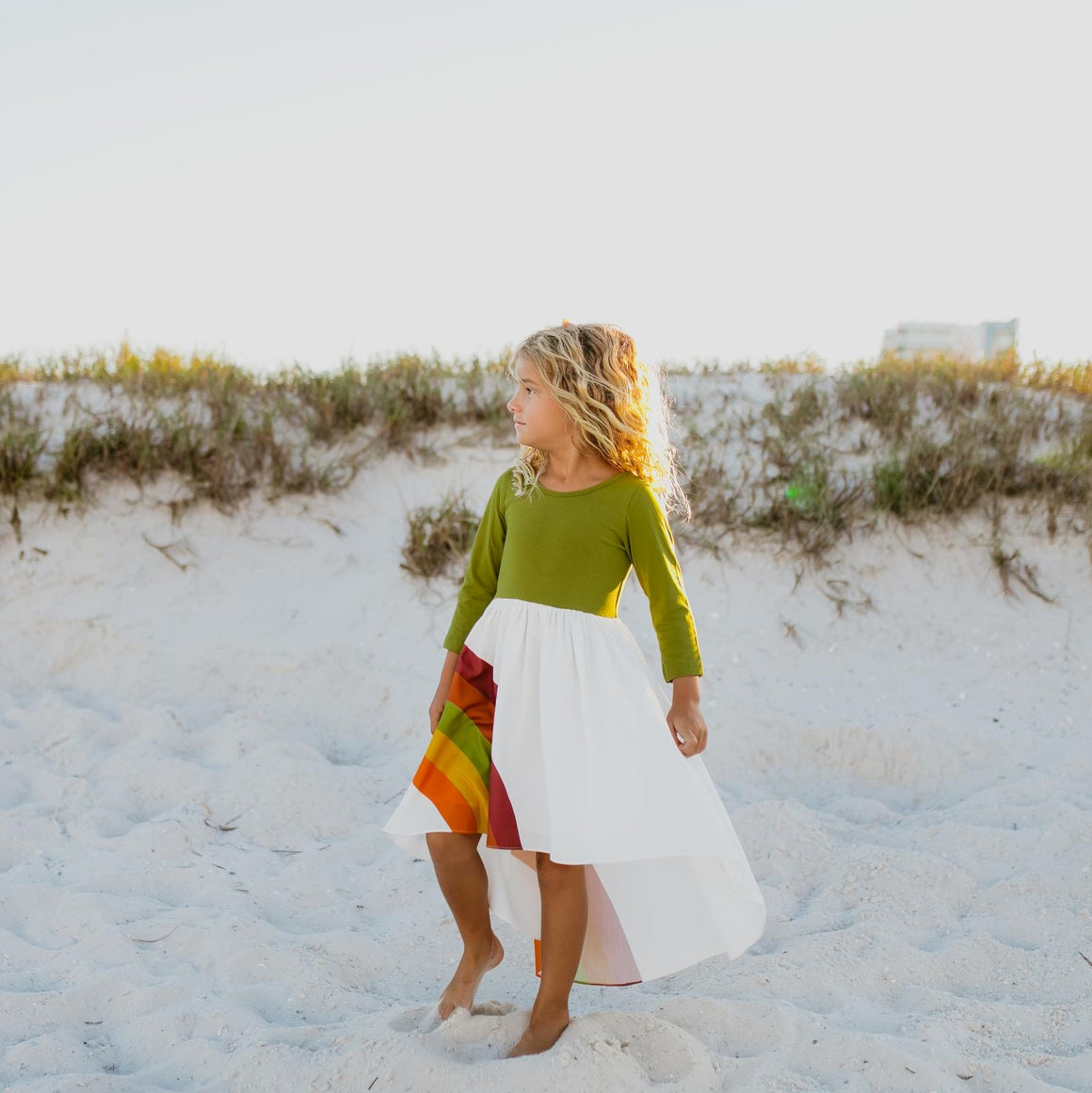 Moss Rainbow Dress