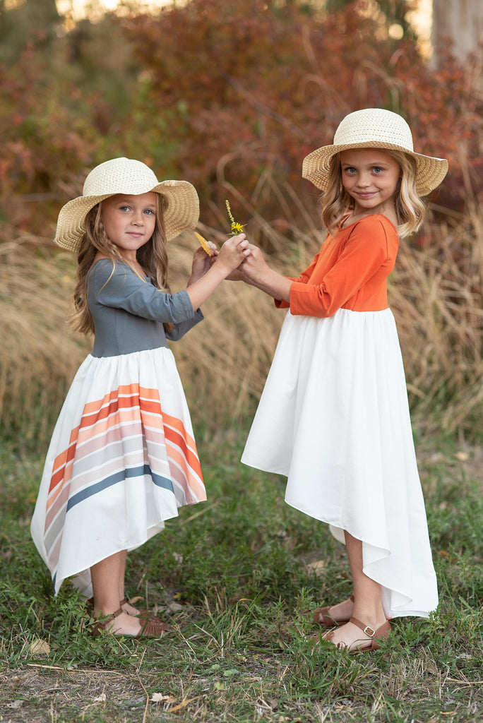Rust Rainbow Dress